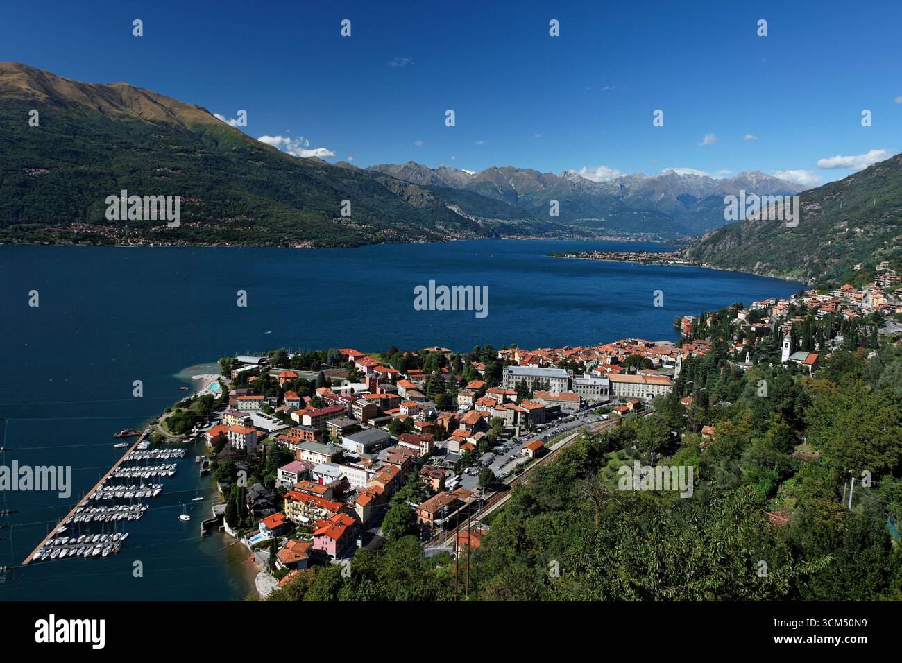 City View, Bellano, Comer See, Lombardei, Italien Stockfoto