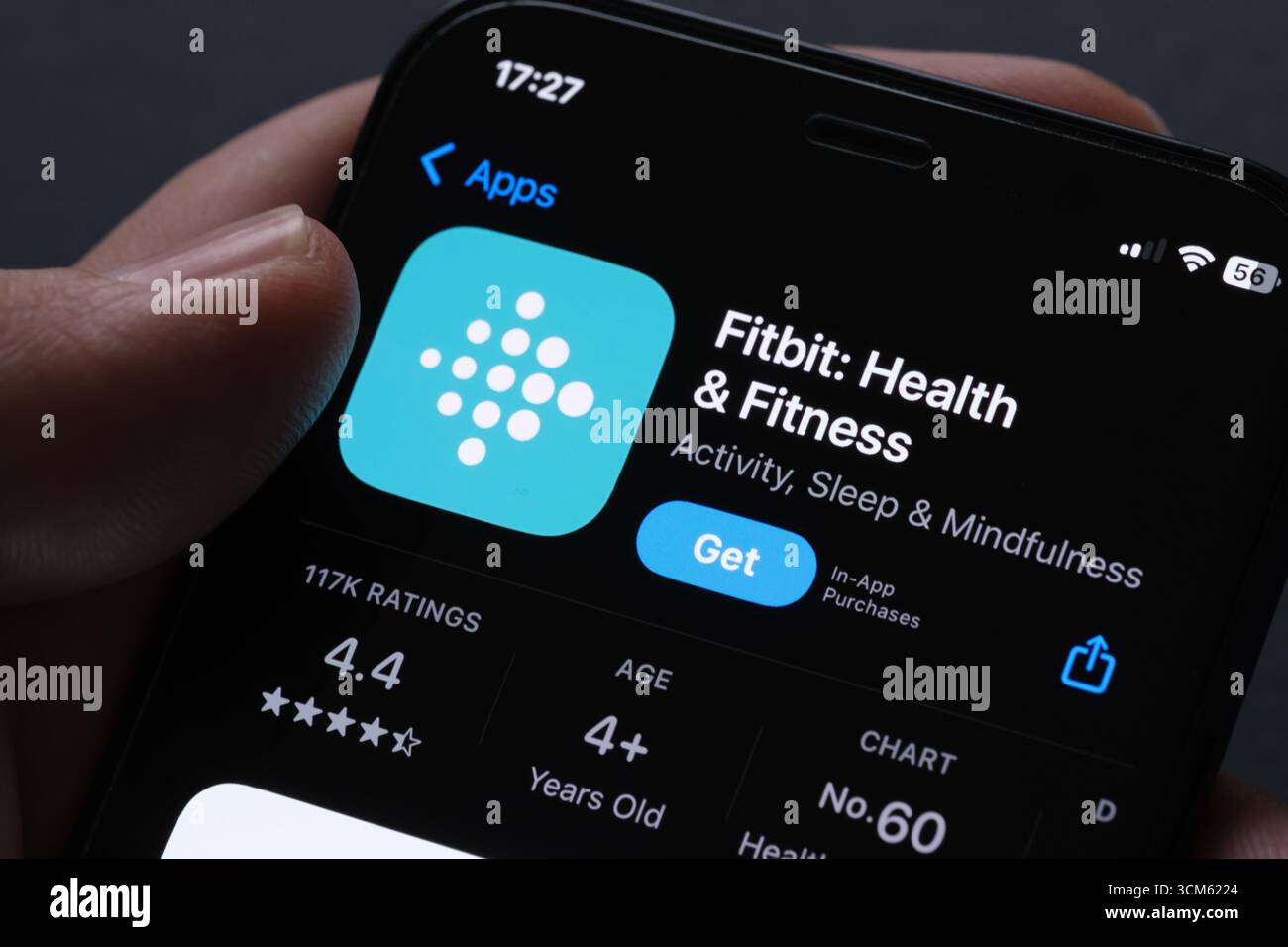 Gesundheit & Fitness, Gesundheit & Fitness App Stockfoto
