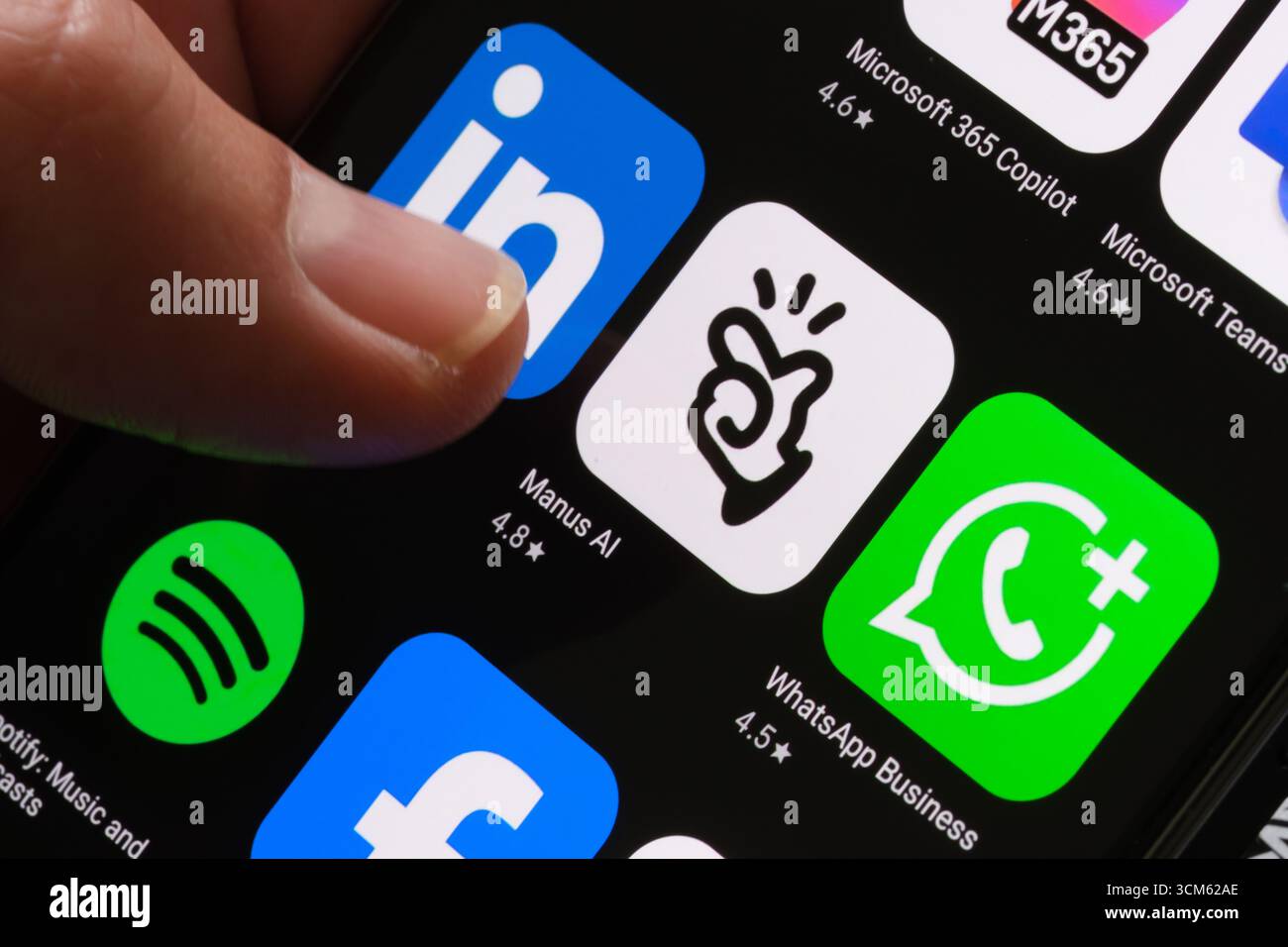 WhatsApp Business App Stockfoto