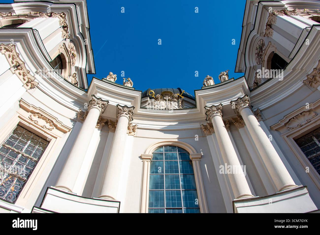 Die Dreifaltigkeitskirche Salzburg - Österreich Stockfoto