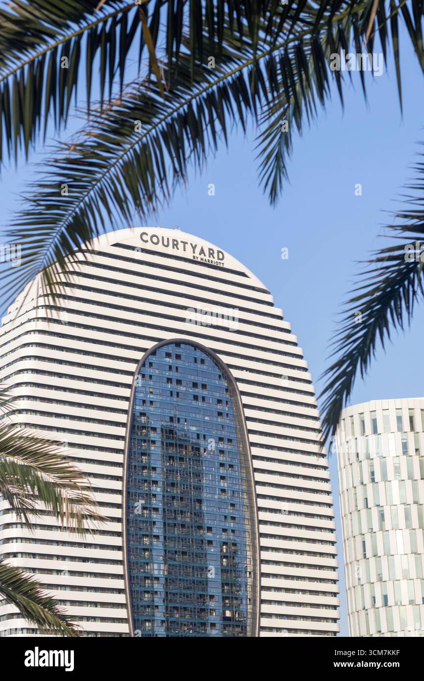 09.09.2025 - Batumi, Georgia - Courtyard by Marriott Hotel Stockfoto