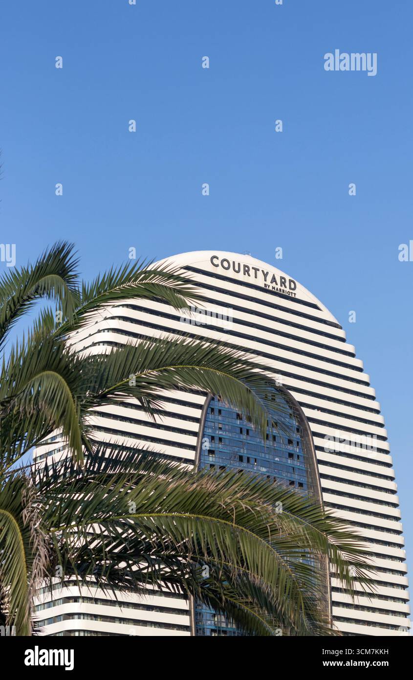 09.09.2025 - Batumi, Georgia - Courtyard by Marriott Hotel Stockfoto