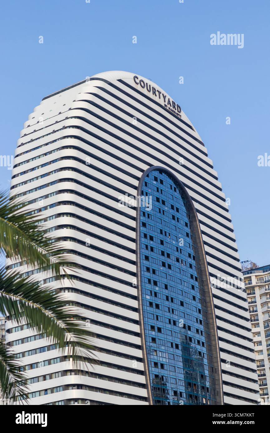 09.09.2025 - Batumi, Georgia - Courtyard by Marriott Hotel Stockfoto