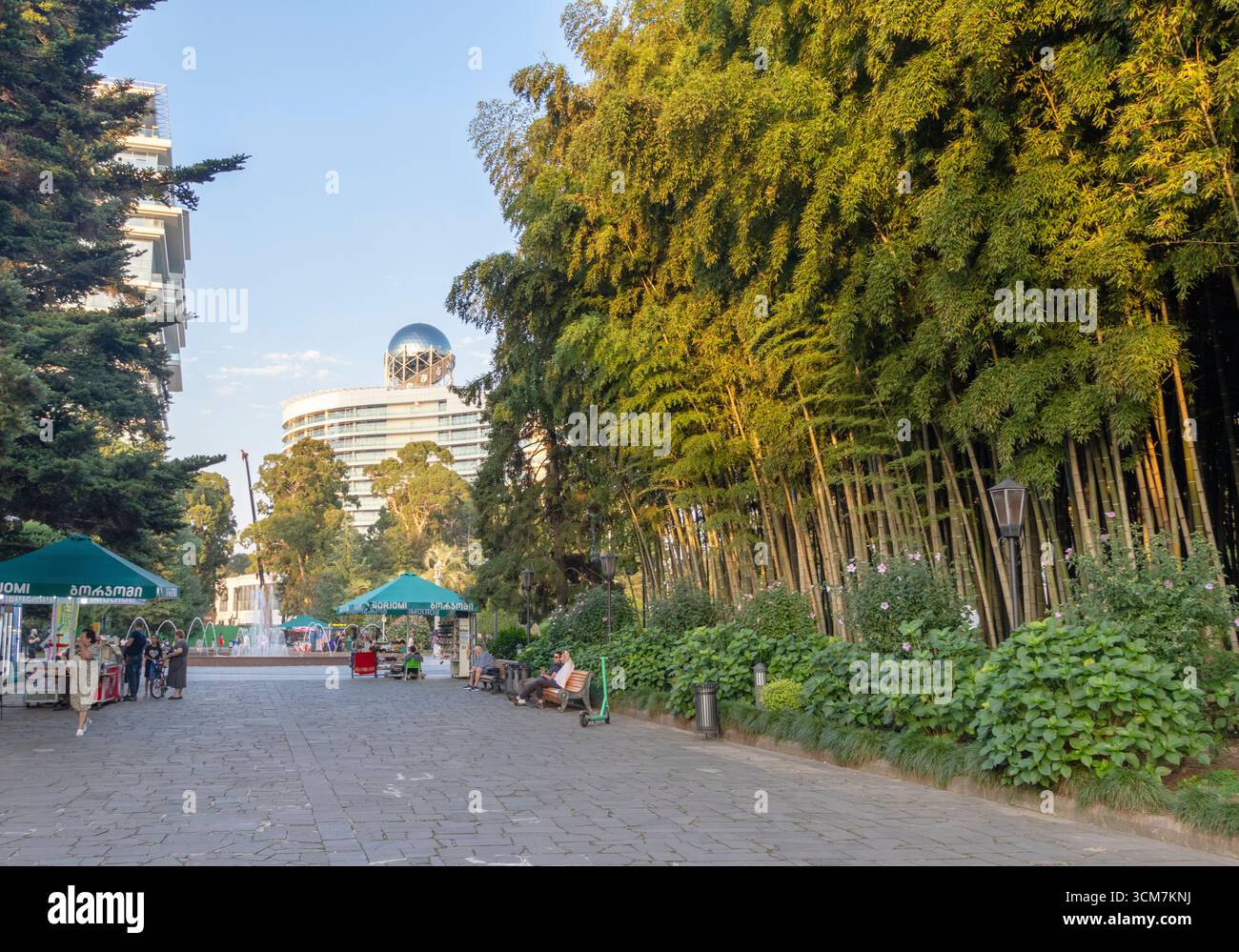 09.09.2025 - Batumi, Georgia - Batumi Park und Boulevard, Bambuspark Stockfoto