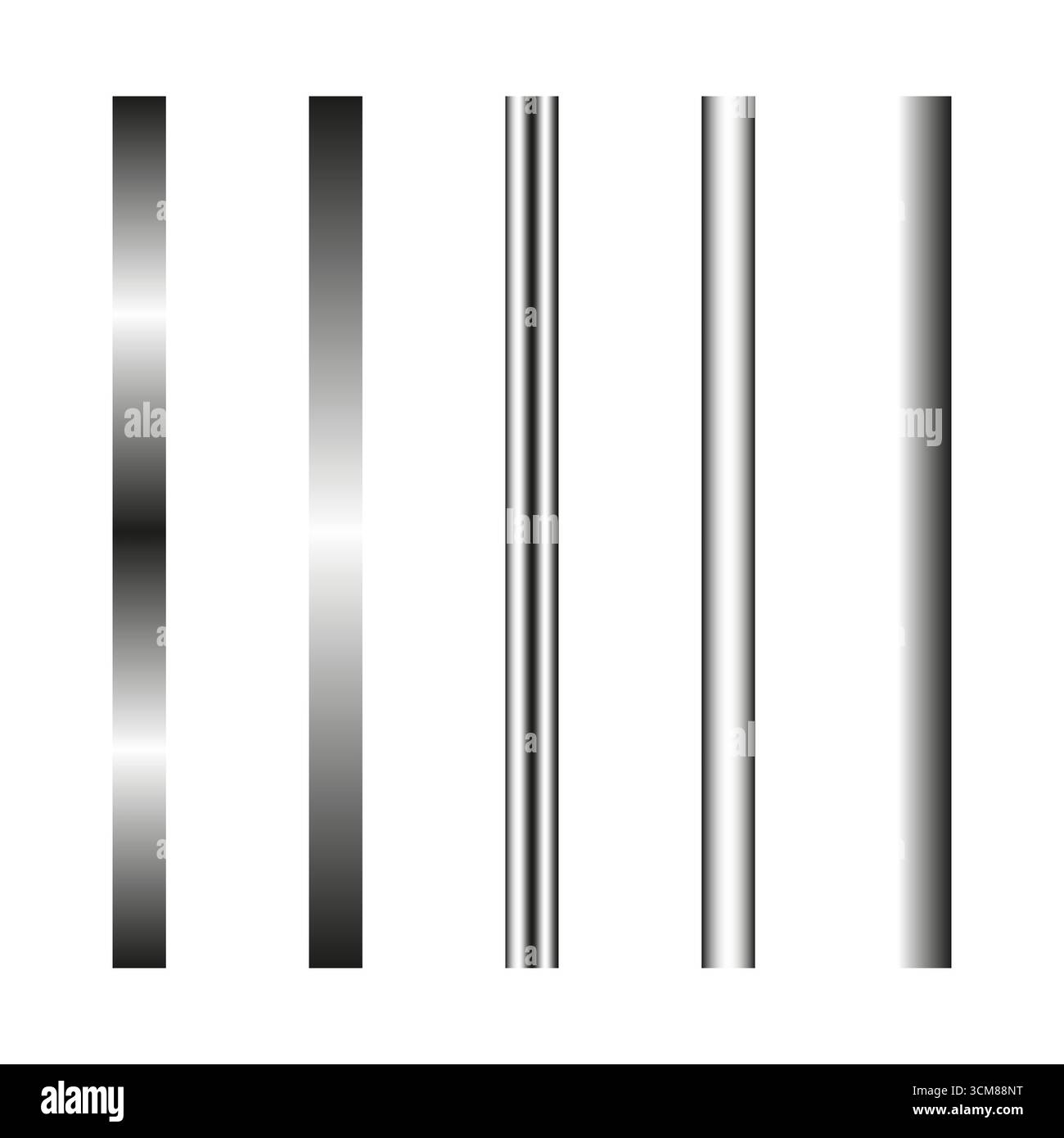 Abbildung mit vertikalem Streifen. Abstraktes Linienmuster. Einfarbiges Hintergrundelement. Vektoroptik. EPS 10. Stock Vektor