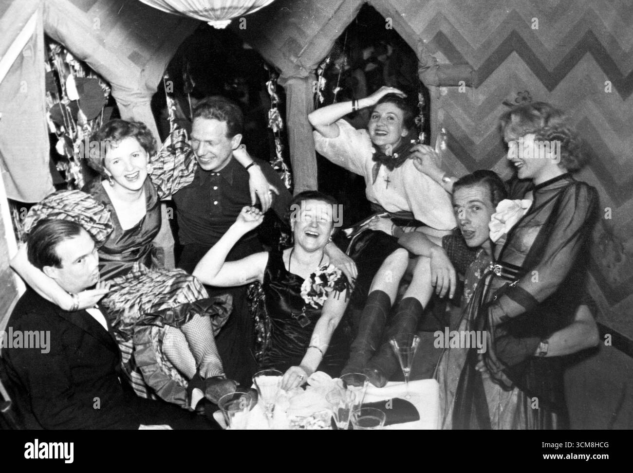 Eva Braun - Karnevalsfest - 1938 Stockfoto