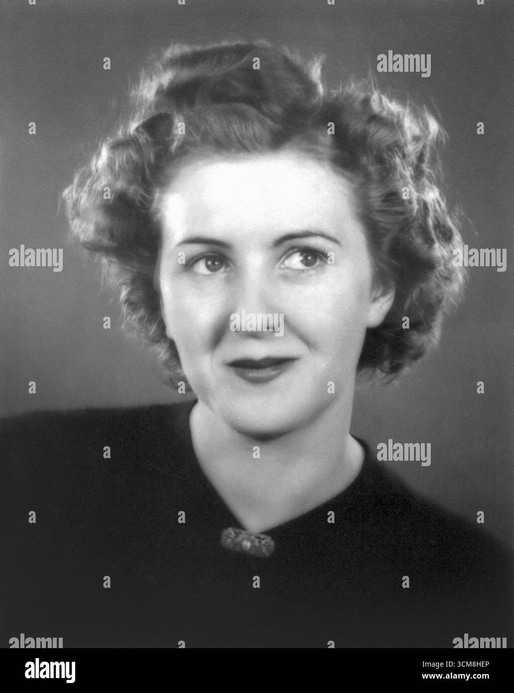 Eva Brauns Atelierporträt, Ende der 1930er Jahre Wahrscheinlich in Heinrich Hoffmanns Atelier in München Stockfoto