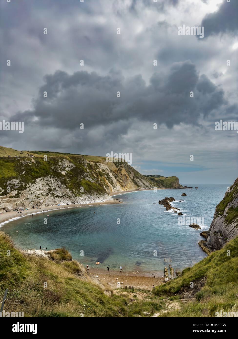 Man O war Beach, Bucht an der Jurassic Coast in Dorset, England. Stockfoto