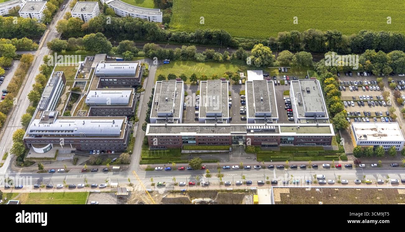 Luftaufnahme des TZDO - TechnologieZentrumDortmund GmbH, Technische Universität Dortmund mit dem Biomedizinischen Zentrum BMZ und dem Max-Planck-Institut Stockfoto