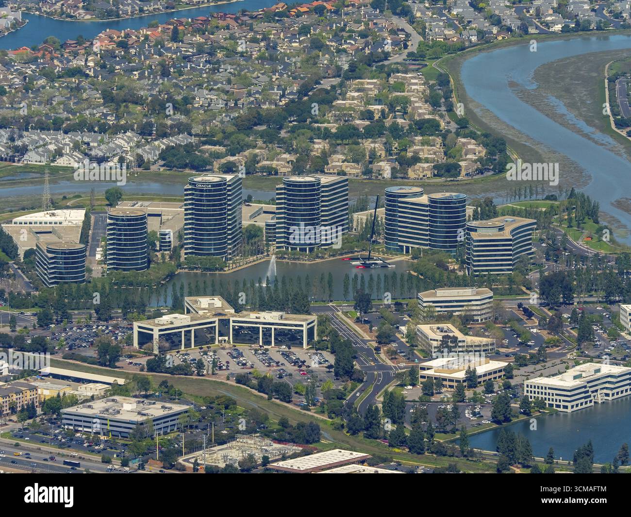 Hauptsitz von Oracle in Redwood Shores, Silicon Valley, Kalifornien, USA, Santa Clara, Kalifornien, USA, Redwood City, USA, Europa Stockfoto