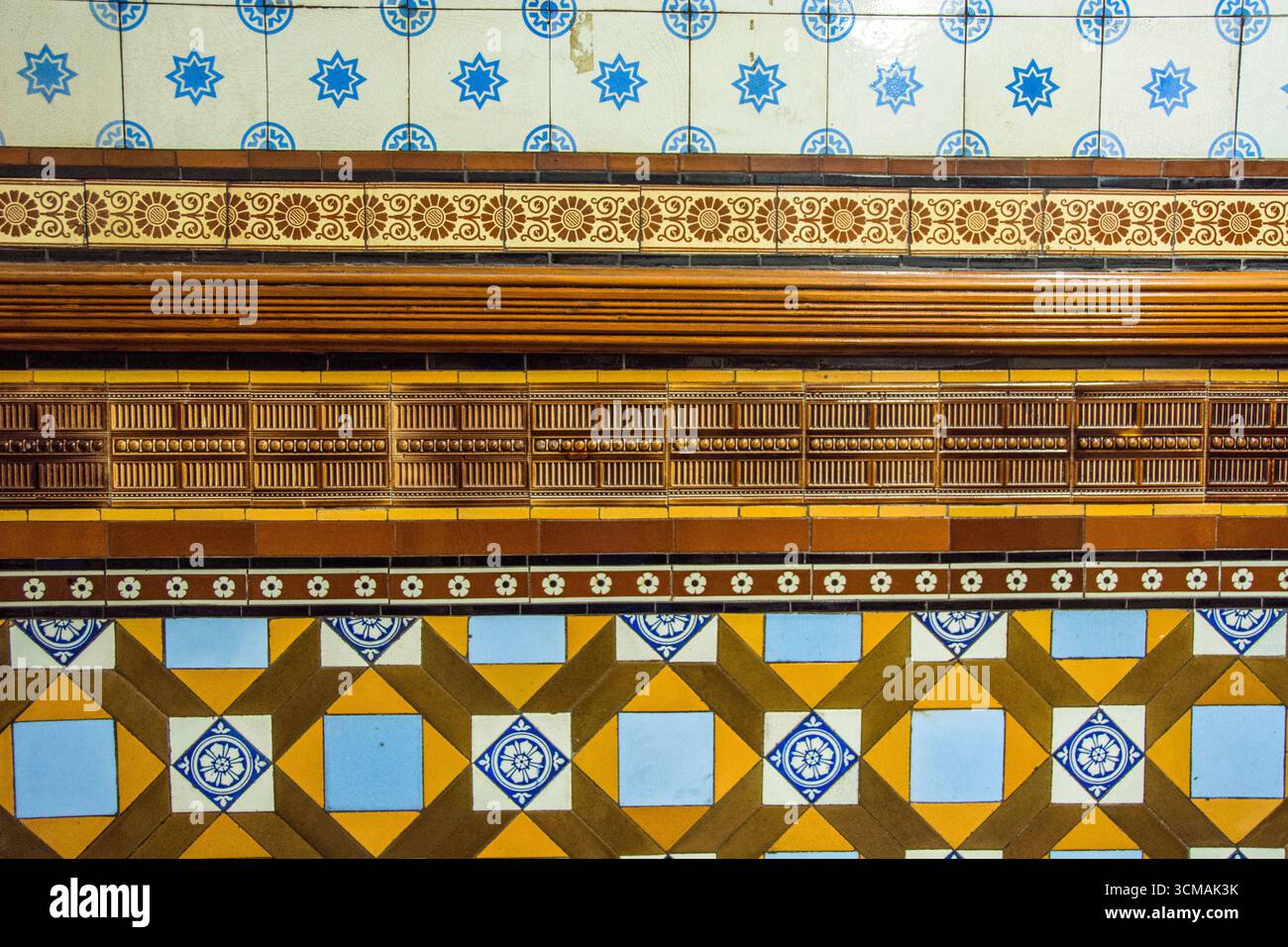 Das Innere der Leeds Central Library Stockfoto