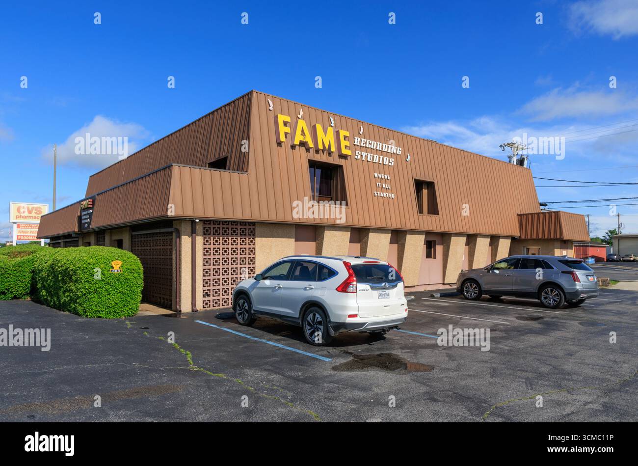 FAME (Florence Alabama Music Enterprises) Recording Studios, Muscle Shoals, Alabama, USA Stockfoto