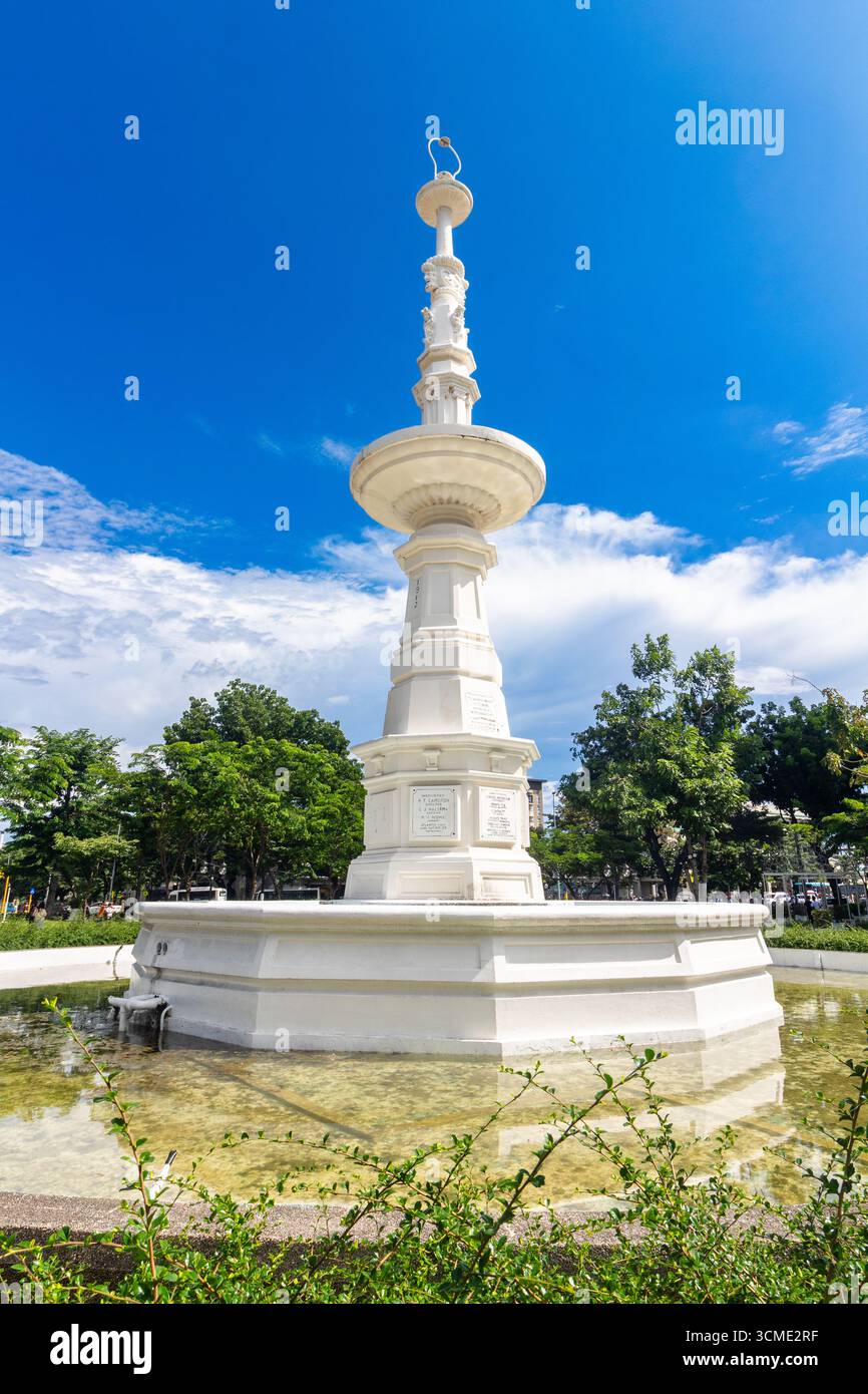 fuente osmena der berühmte Brunnen und Wahrzeichen der Stadt cebu, erbaut im Jahr 1912 Stockfoto