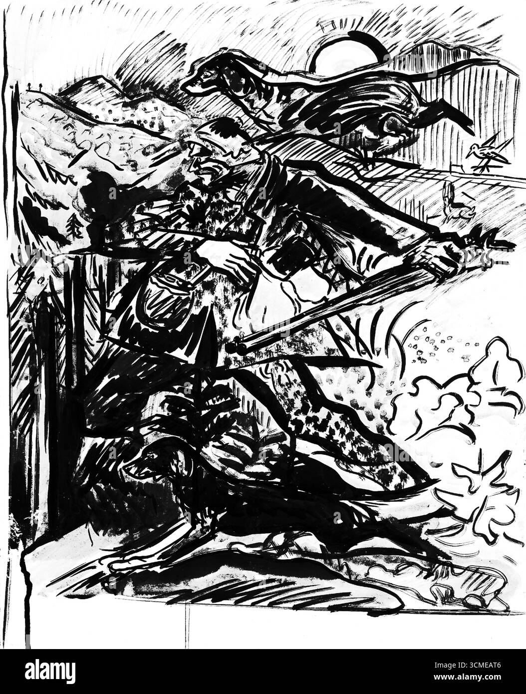 Leidenschaft von Arnold Peter Weisz Kubincan, slowakische Malerei der Moderne des frühen 20. Jahrhunderts, expressive religiöse oder emotionale Szene, öffentliche Kunst Stockfoto