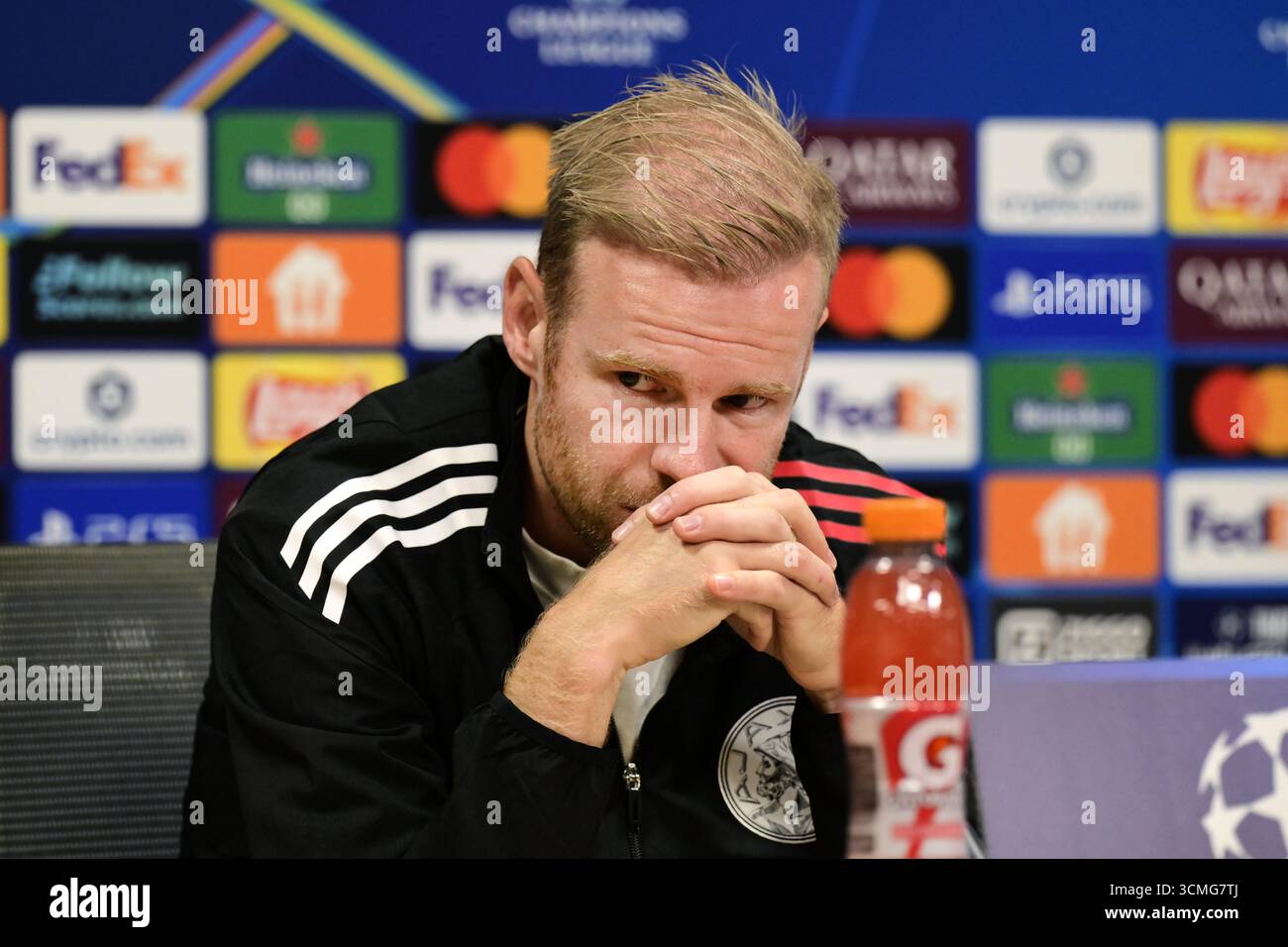 AMSTERDAM: Davy Klaassen von Ajax während eines Trainings in de Toekomst zur Vorbereitung des Champions League-Spiels gegen Internazionale. ANP OLAF KRAAK Stockfoto