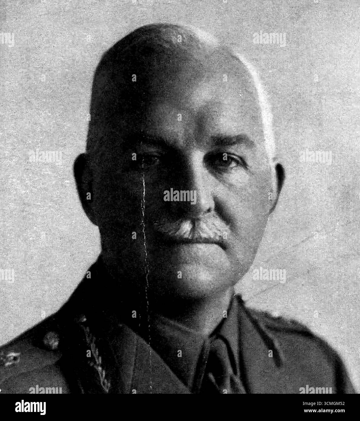 Lieut. Allgemeine C.N.F. Broad. Nach seiner Tätigkeit als G.O.C.-Chef des Aldershot-Kommandos wurde General Broad zum G.O.C.-Chef des östlichen Kommandos in Indien ernannt. Er war einer der Pioniere der mechanischen Kriegsführung in der britischen Armee und war seit 1939 Oberst des Royal Tank Corps. General Broad trat erstmals 1905 in die königliche Artillerie ein. Juni 1940. Stockfoto