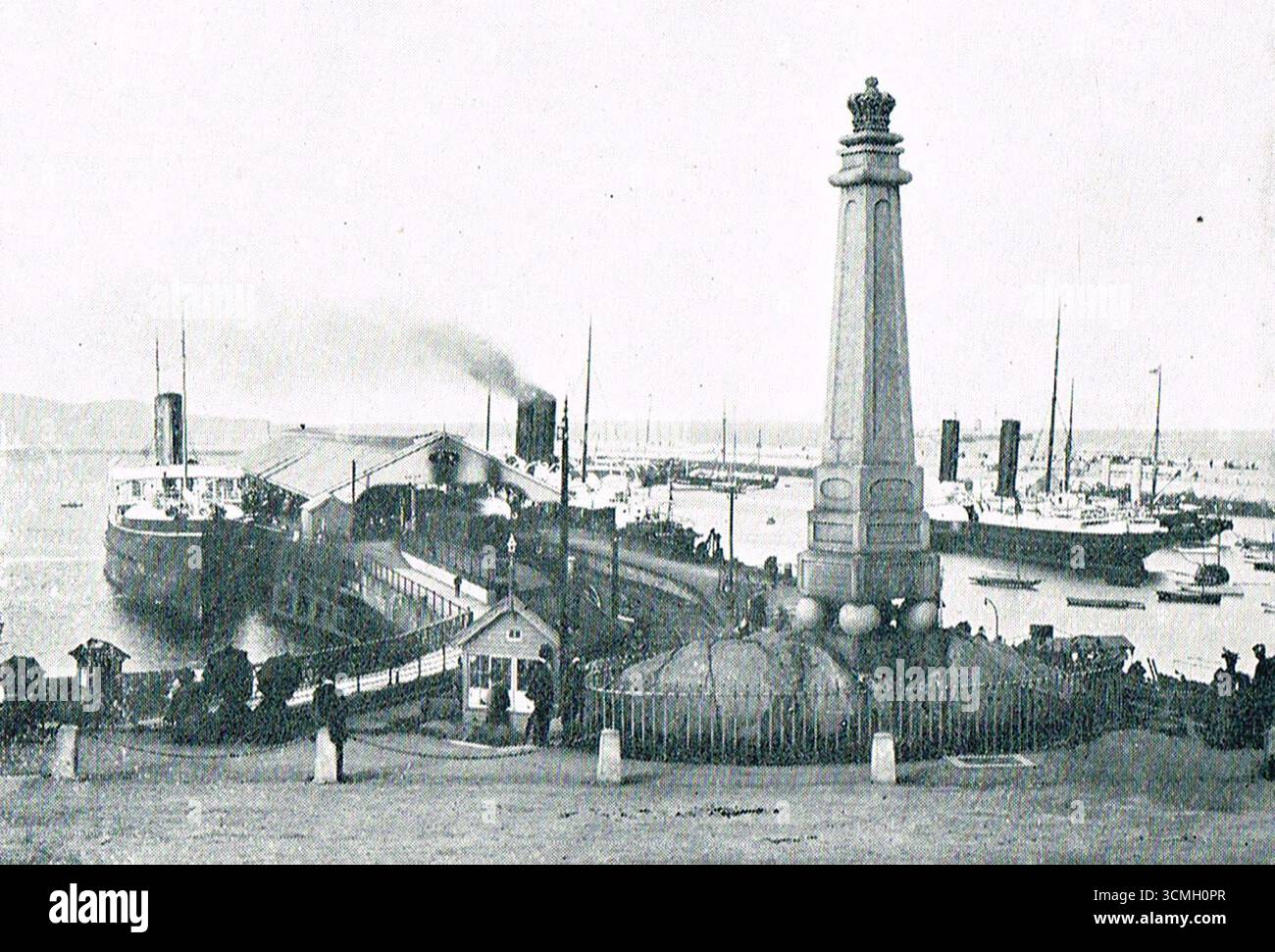 Royal Mail Packet Service, Kingstown (heute Dún Laoghaire) Harbour, Dublin, Irland, ca. 1902 Stockfoto Royal Mail Packet Service, Kingstown (heute Dún Laoghaire) Harbour, Dublin, Irland, ca. 1902 Stockfoto