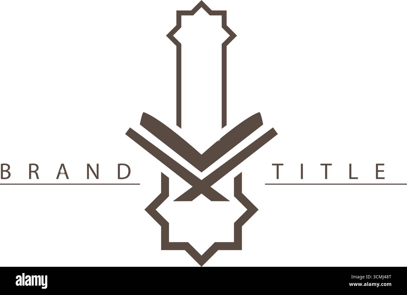 Buch mit islamischem Erbe Stock Vektor