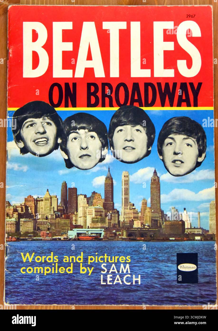 Ottawa, Kanada - 1. September 2025: Beatles Werbefanzine für ihre erste Ankunft in den USA. Sie sangen in der Ed Sullivan Show am 9. Februar 1964. Stockfoto
