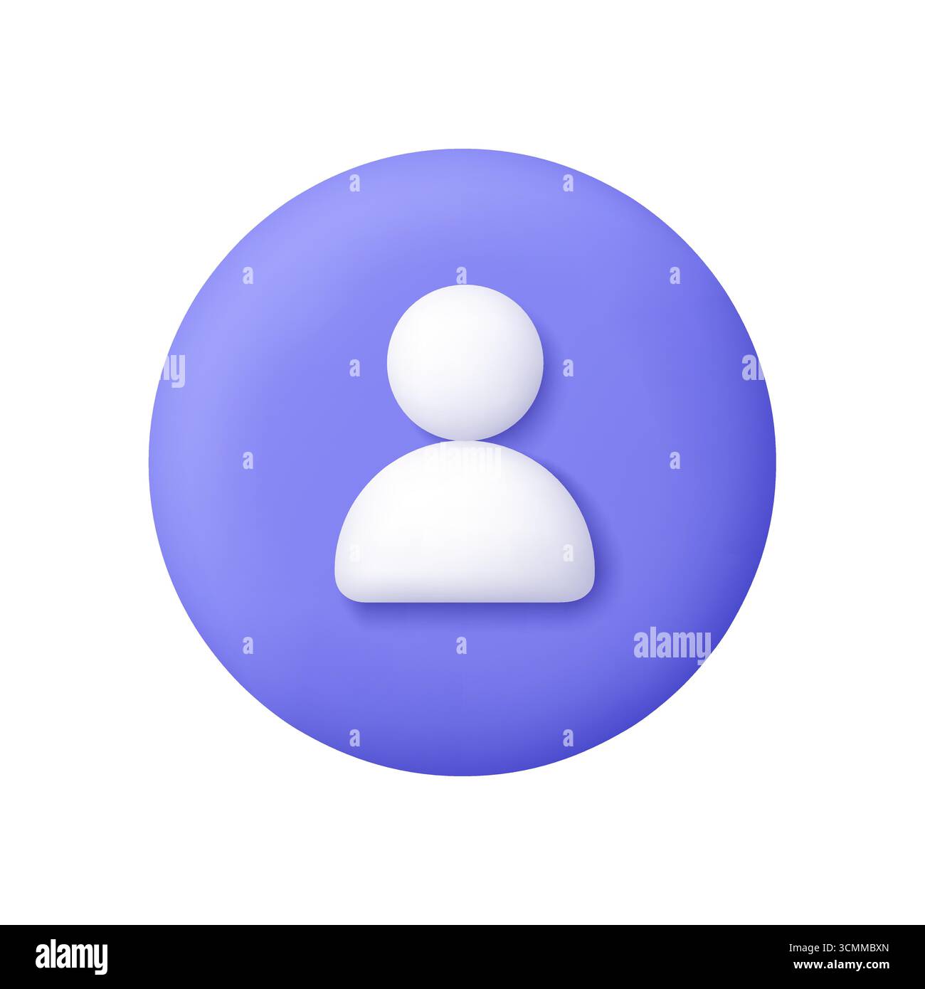 Schaltfläche zum Anmelden des Benutzerprofils. Benutzerprofil, Kontakt. Social Media, Kommunikation, Online-Identität, Account-Management und Benutzeroberflächenkonzept Stock Vektor