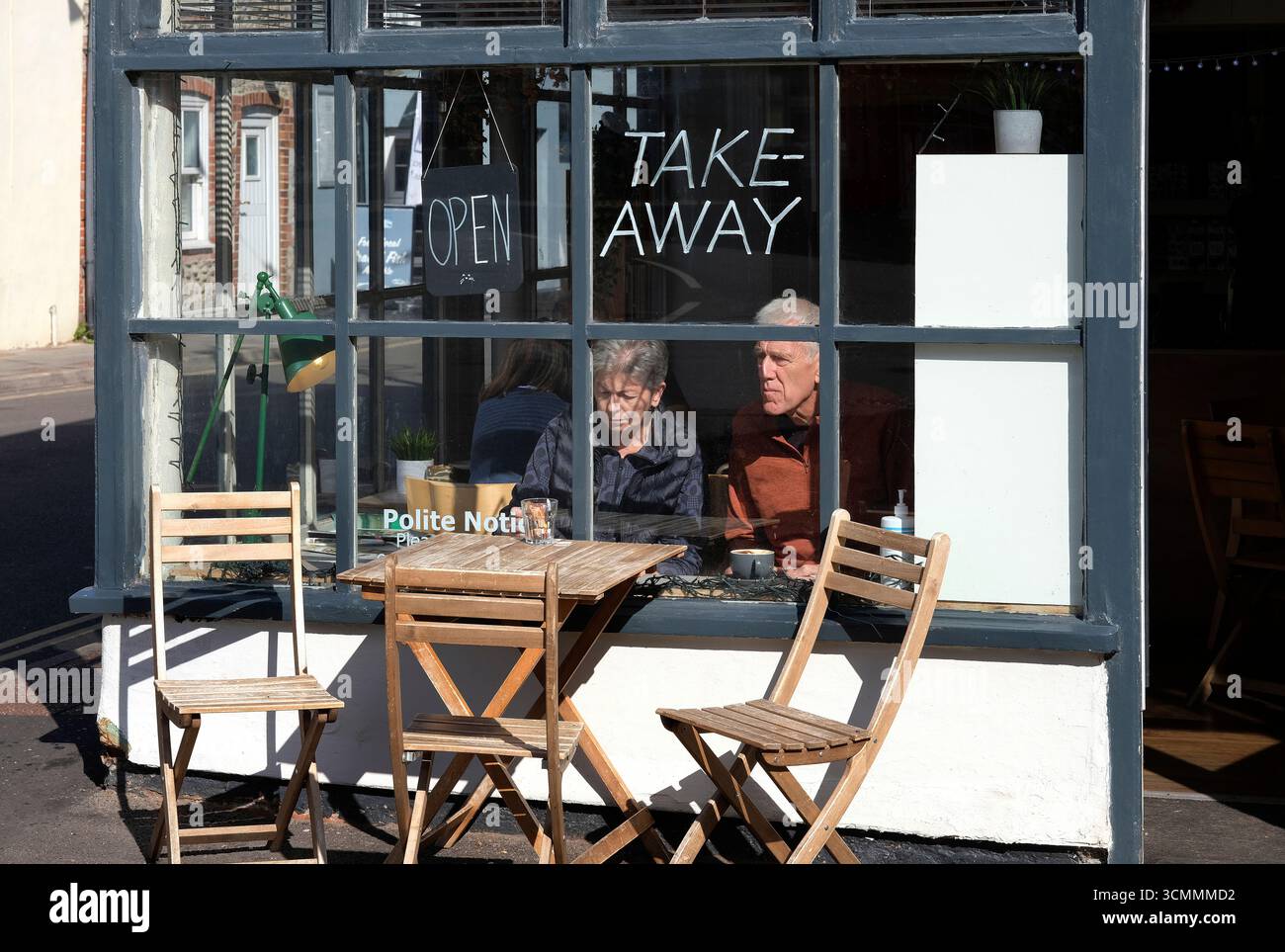 Grey Seal Coffee Cafe, sheringham, Nord norfolk, england Stockfoto