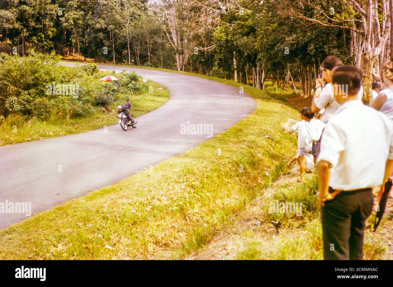 Motorrad bei Motorsport, Gap Hill Climb, Singapore Motor Club, Singapur, Südostasien um 1963 Stockfoto