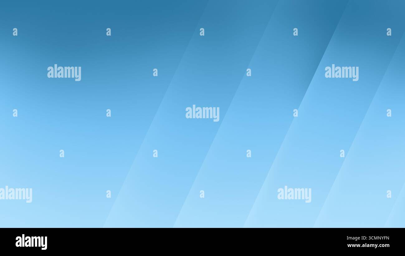 Muster aus Schichten hellblauer Formen mit Farbverlauf. Abstrakter heller und lebendiger Hintergrund. Vorlage für Broschüre, Visitenkarte, Webseite usw. Stockfoto