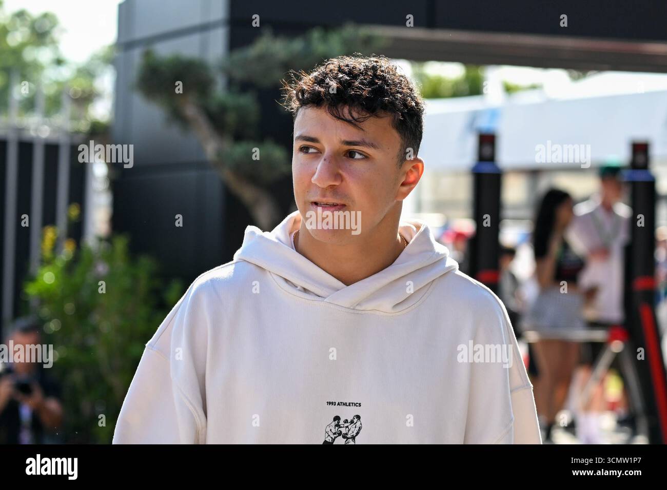 ItalianGP GP F1 2025 am 7. September 2025 in Monza, Italien - Formel 1 Isack Hadjar Pilot für Red Bull Stockfoto