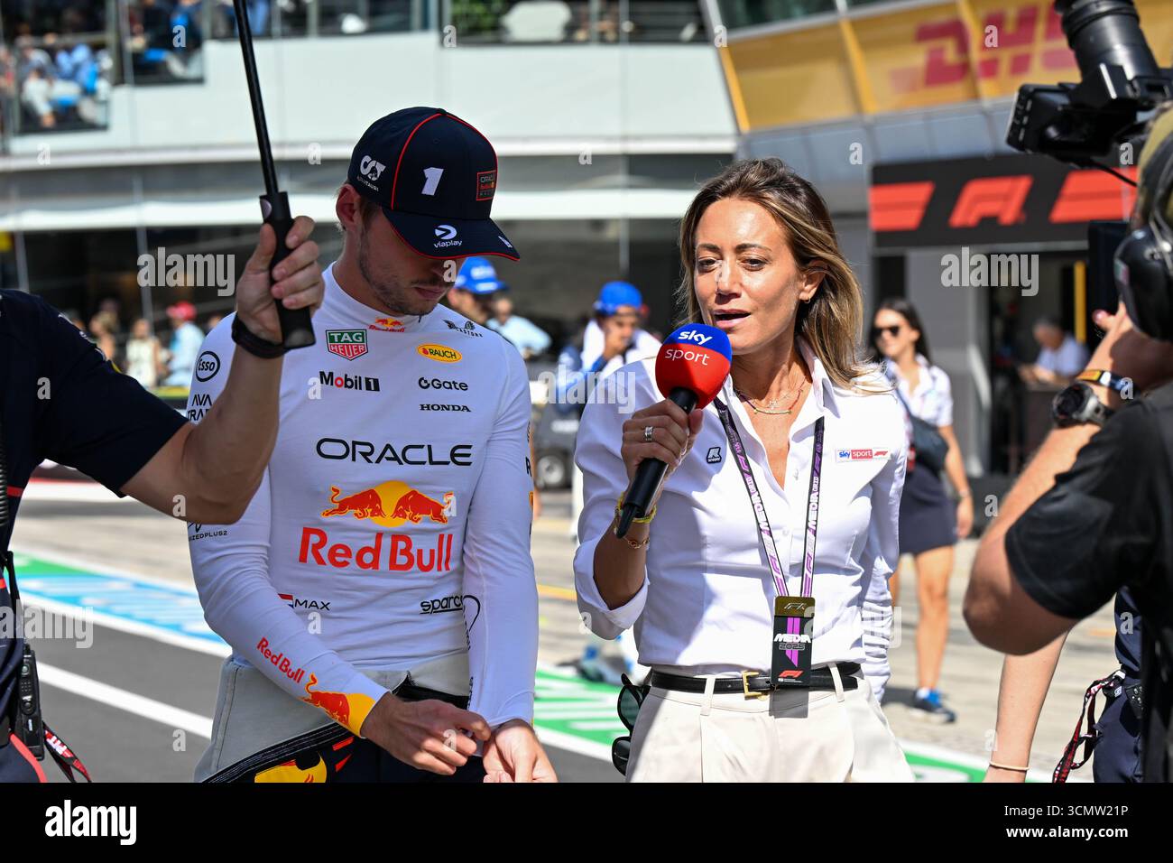 ItalianGP GP F1 2025 am 7. September 2025 in Monza, Italien – Formel 1 Max Verstappen Fahrer für Red Bull Stockfoto
