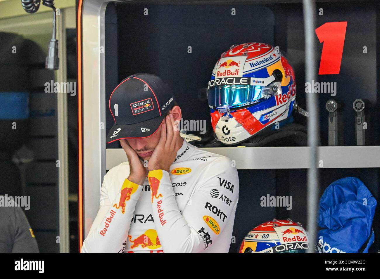ItalianGP GP F1 2025 am 7. September 2025 in Monza, Italien – Formel 1 Max Verstappen Fahrer für Red Bull Stockfoto