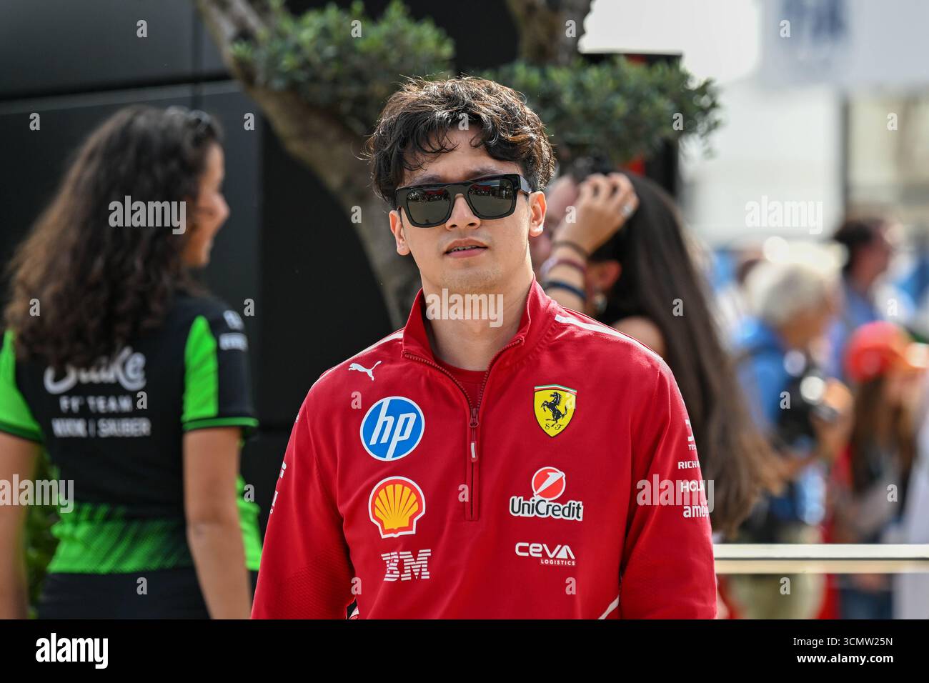 ItalianGP GP F1 2025 am 7. September 2025 in Monza, Italien - Formel 1 Zhou Guanyu Pilot für sauber Stockfoto