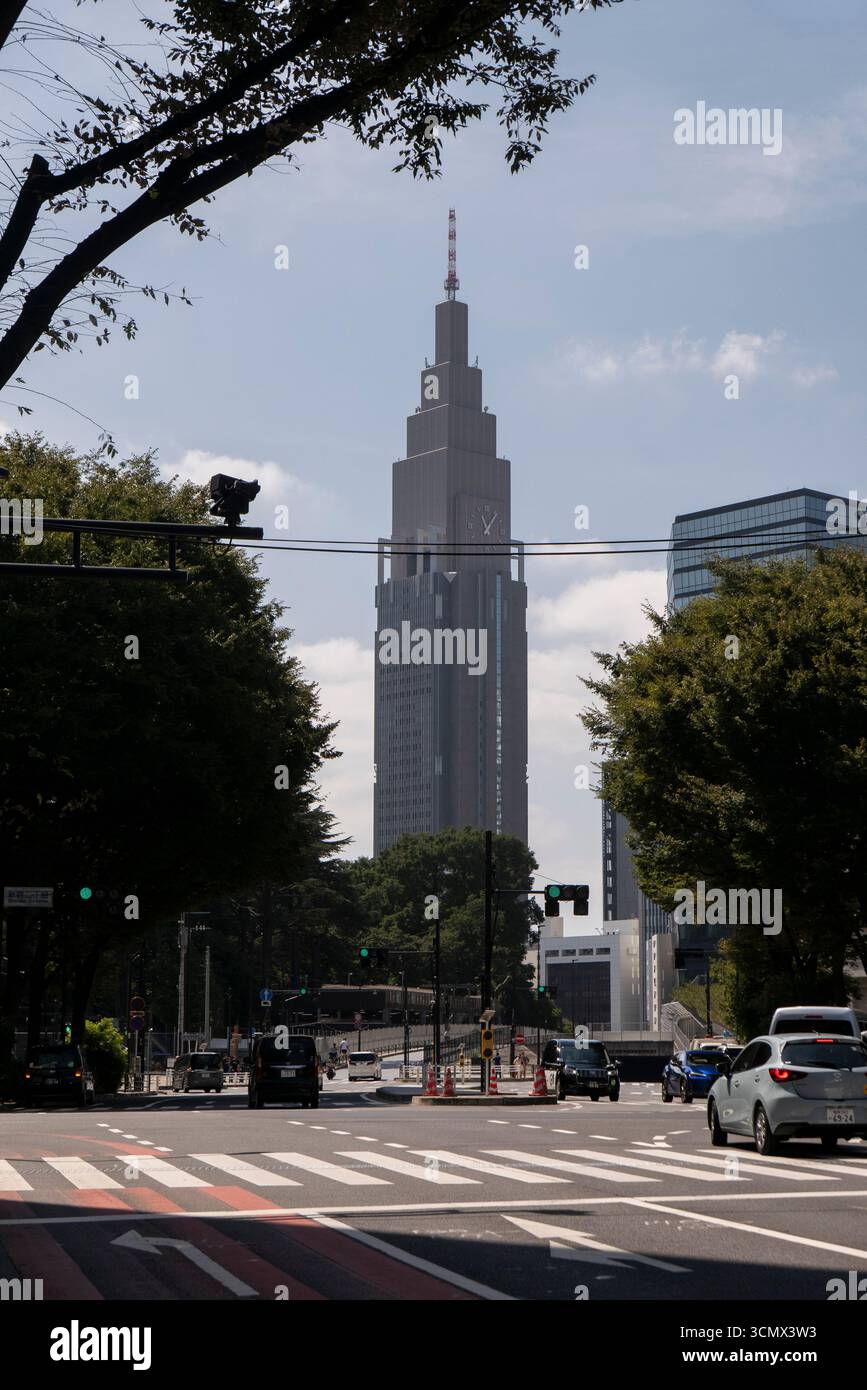 Blick auf den Wako-Uhrturm in Ginza von Shinjuku in Tokio, Japan. Foto: SMP News Stockfoto