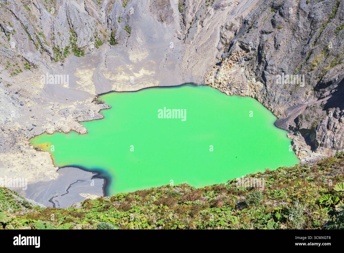 Irazu Vulkan Irazu Vulkan-Nationalpark, Provinz Cartago, Costa Rica Stockfoto
