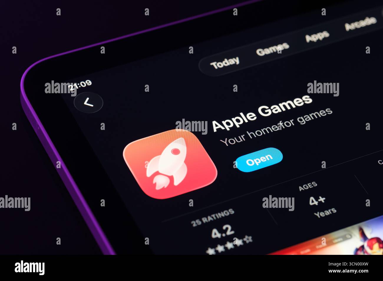 Apple Games App Stockfoto