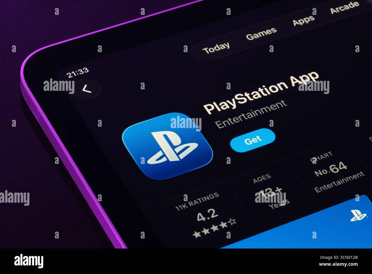 PlayStation App Stockfoto