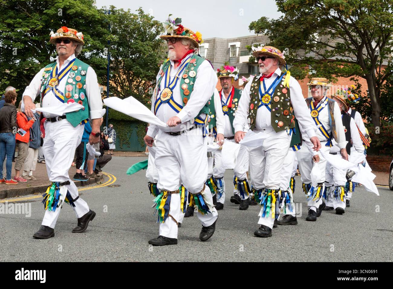 Darsteller beim jährlichen Sheringham Potty Festival im Jahr 2017 Stockfoto