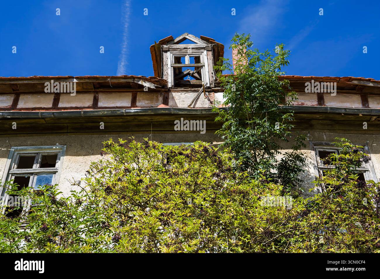 Ruine Haus, Bezirk Kassel, Hessen, Deutschland, Europa Stockfoto
