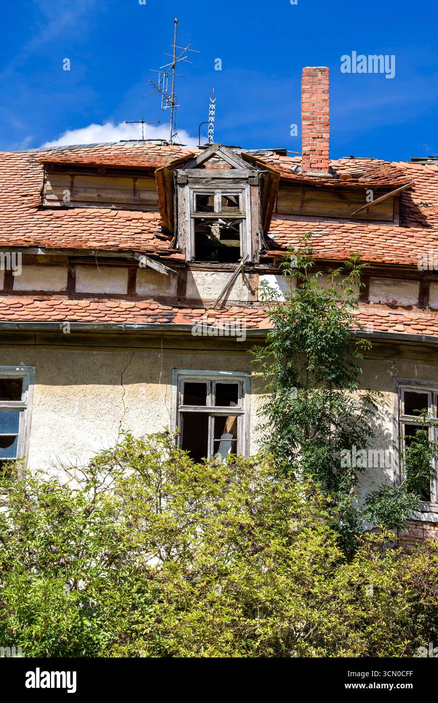 Ruine Haus, Bezirk Kassel, Hessen, Deutschland, Europa Stockfoto