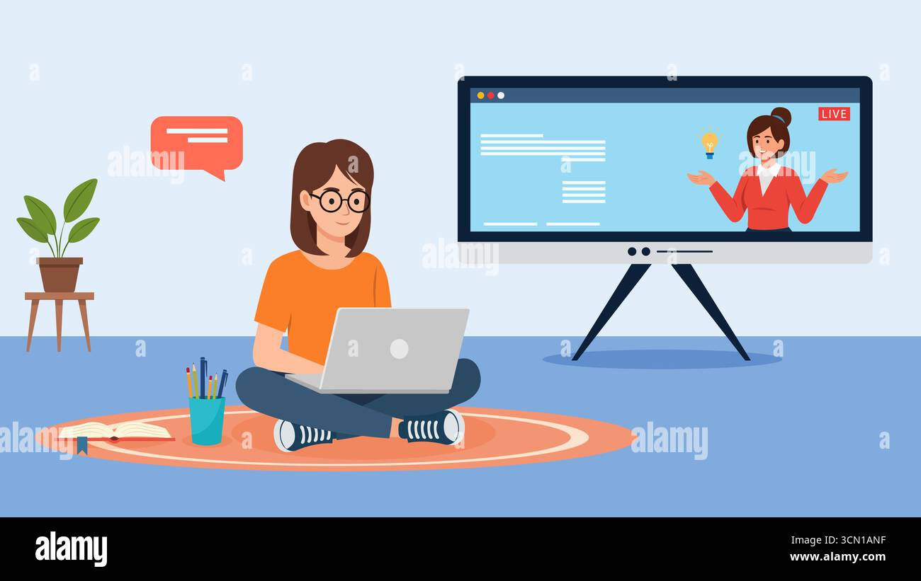 Bildungsinnovation mit künstlicher Intelligenz, die das Lernen transformiert. Bildung mit künstlichen Intelligenzinstrumenten zur Verbesserung der Lernmethoden. Stock Vektor