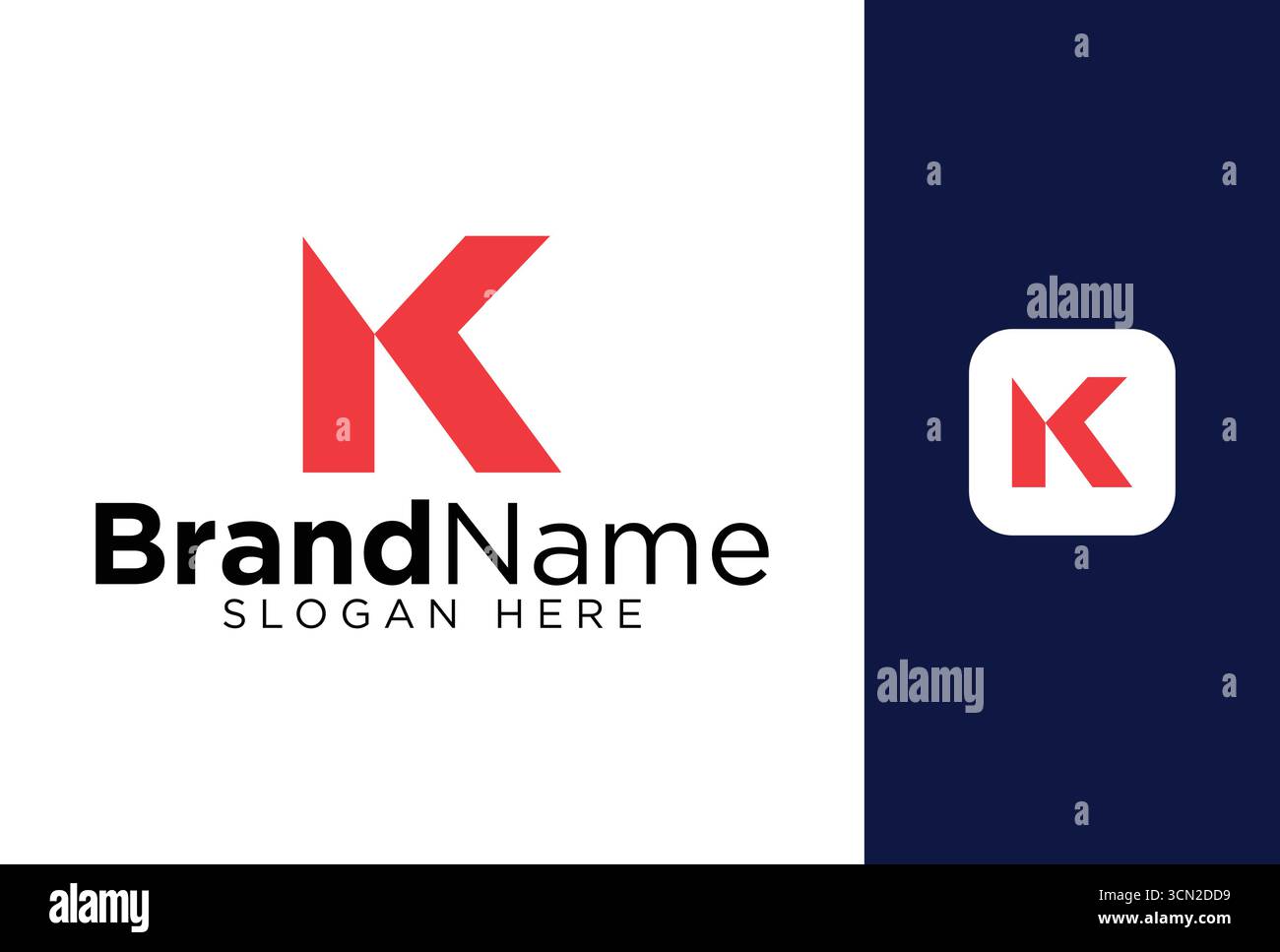 Letter k-Logo Stock Vektor