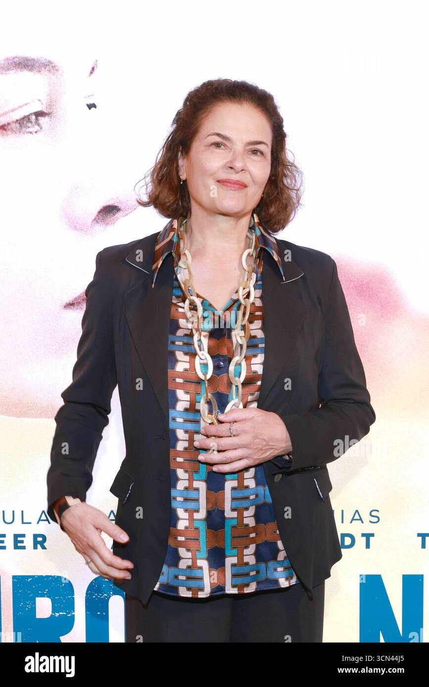 18.09.2025 , Barbara Auer zur Premiere von Miroirs No.3, Filmtheater am Friedrichshain, Berlin *** 18 09 2025 , Barbara Auer zur Premiere von Miroirs No.3, Filmtheater am Friedrichshain, Berlin, Berlin Stockfoto