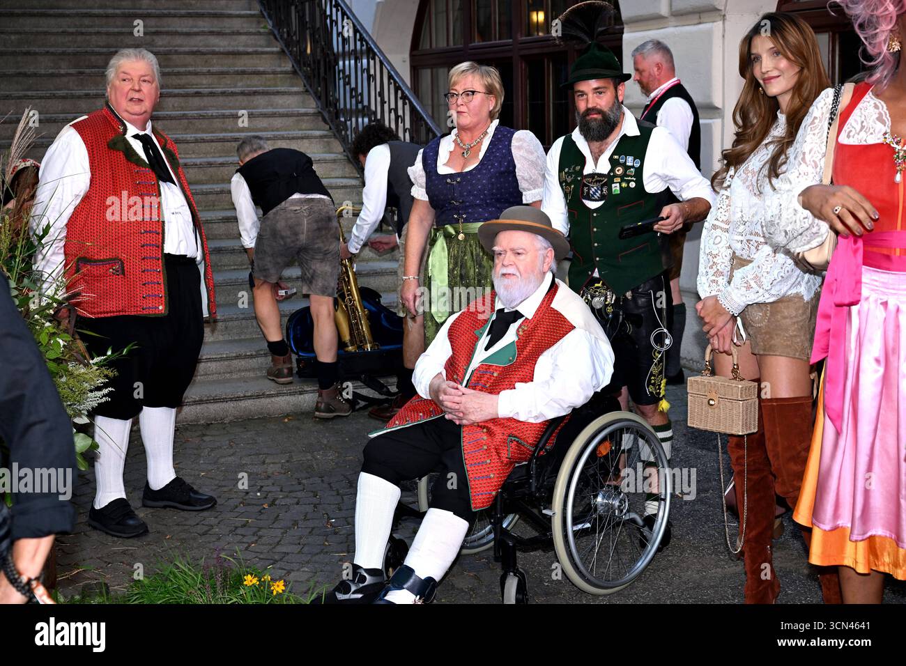 Wildecker Herzbuben - Wilfried Gliem und Wolfgang Schwalm - Heidifest von Heidi Klum im Hofbräuhaus in München - 18. September 2025 *** Wildecker Herzbuben Wilfried Gliem und Wolfgang Schwalm Heidifest von Heidi Klum im Hofbräuhaus in München 18. September 2025 Stockfoto