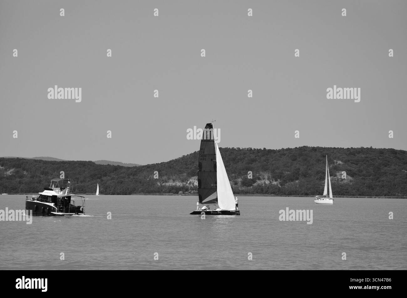 Segelregatta 57. Mihalkovics Cup, Balatonföldvár 2025, Balaton, Ungarn, Editorial Stockfoto