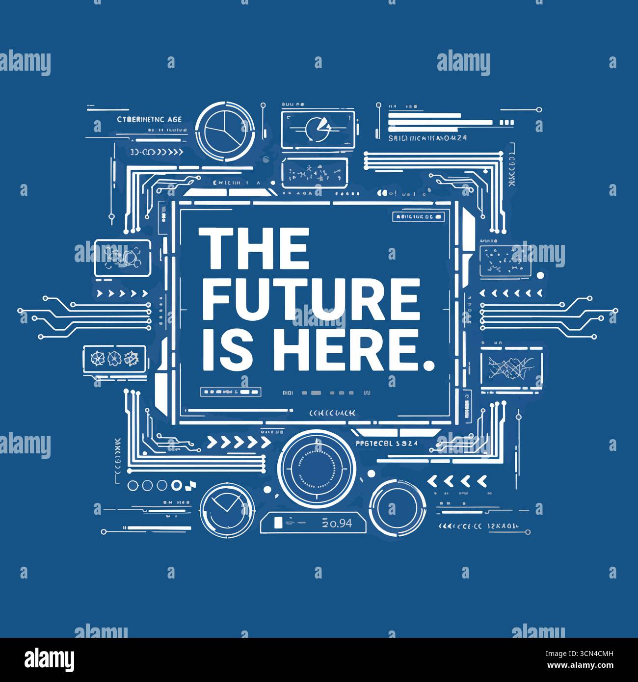 Cybersigilismus-Erbe, neo-Stammesmuster in verschiedenen Stilen. Gotisches Tattoo, digitale 3D-Kunst. Сybersigilism in einem überdachten Verständnis, anders Stock Vektor