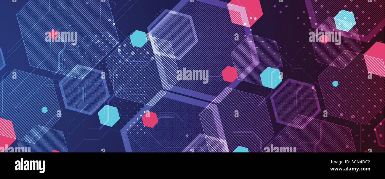 Technologiedaten ein visueller geschäftlicher Hintergrund für Netzwerkverbindungen Stock Vektor