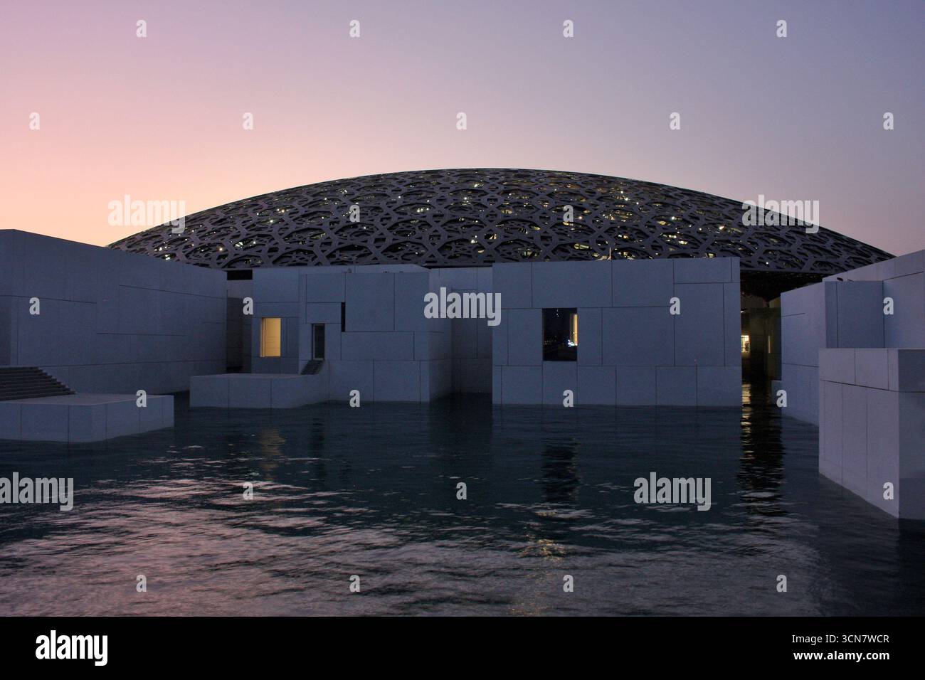 Louvre, Abu Dhabi Stockfoto
