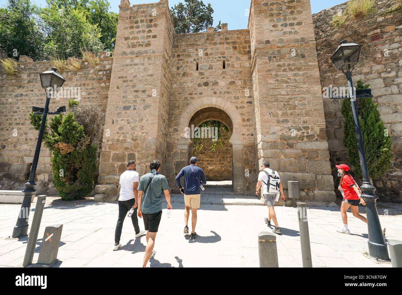 Brücke von Alcantara in Toledo, Spanien Stockfoto