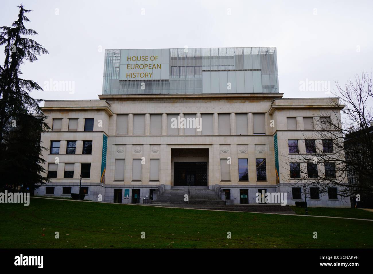 The Eastman Building, House of European History, Brüssel, Belgien Stockfoto
