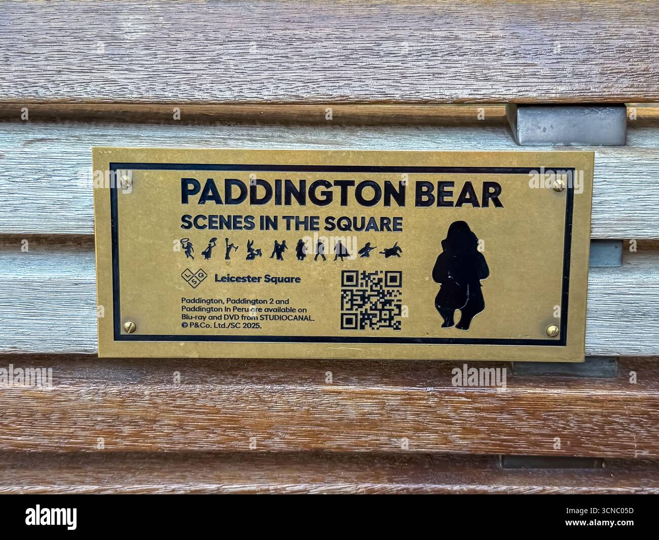 Paddington - Leicester Square Gardens, London - Smartphone-aufgenommenes Stockfoto