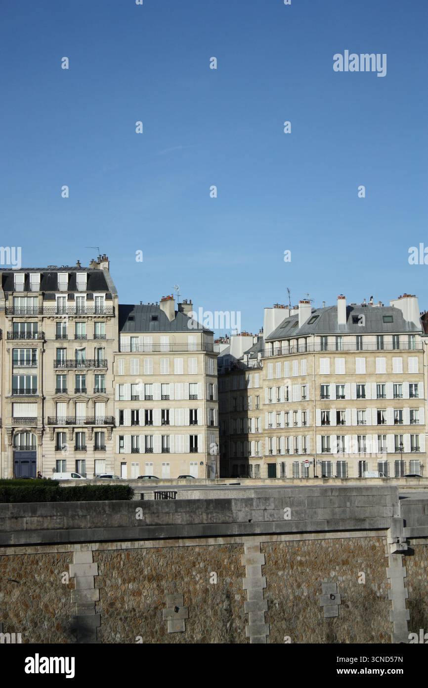 Pariser Architektur enttäuscht nie Stockfoto